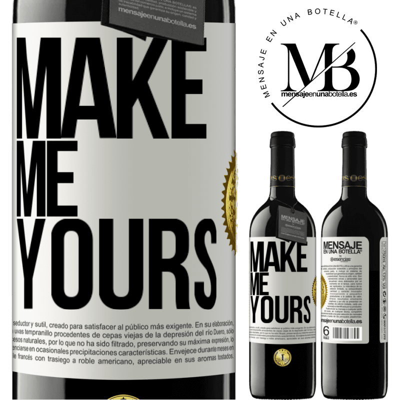 39,95 € Free Shipping | Red Wine RED Edition MBE Reserve Make me yours White Label. Customizable label Reserve 12 Months Harvest 2015 Tempranillo