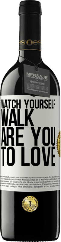 39,95 € | Red Wine RED Edition MBE Reserve Watch yourself walk. Are you to love White Label. Customizable label Reserve 12 Months Harvest 2015 Tempranillo