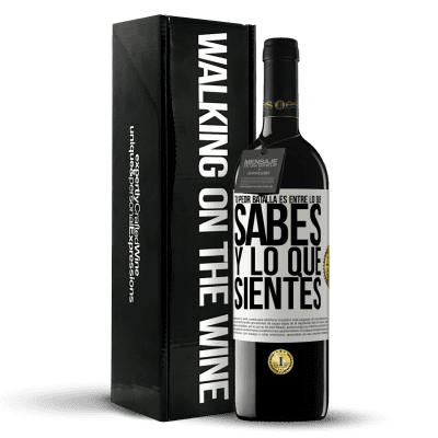 «Tu peor batalla es entre lo que sabes y lo que sientes» Edición RED MBE Reserva