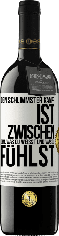 «Dein schlimmster Kampf ist zwischen dem, was du weißt und was du fühlst» RED Ausgabe MBE Reserve
