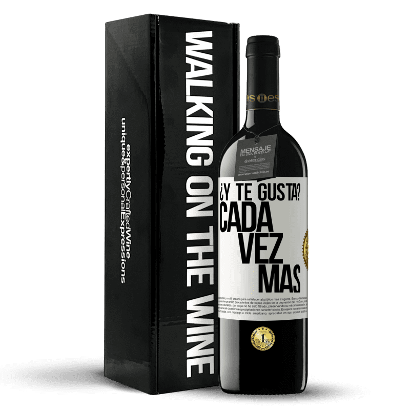 39,95 € Envío gratis | Vino Tinto Edición RED MBE Reserva ¿Y te gusta? Cada vez más Etiqueta Blanca. Etiqueta personalizable Reserva 12 Meses Cosecha 2016 Tempranillo