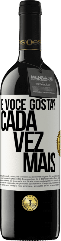 Envio grátis | Vinho tinto Edição RED MBE Reserva e você gosta? Cada vez mais Etiqueta Branca. Etiqueta personalizável Reserva 12 Meses Colheita 2014 Tempranillo