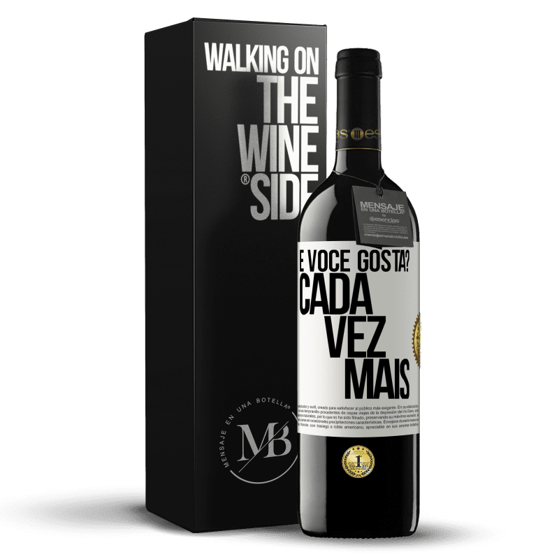 39,95 € Envio grátis | Vinho tinto Edição RED MBE Reserva e você gosta? Cada vez mais Etiqueta Branca. Etiqueta personalizável Reserva 12 Meses Colheita 2015 Tempranillo