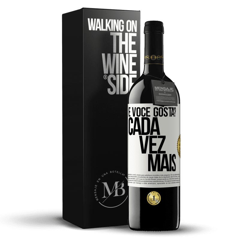 39,95 € Envio grátis | Vinho tinto Edição RED MBE Reserva e você gosta? Cada vez mais Etiqueta Branca. Etiqueta personalizável Reserva 12 Meses Colheita 2016 Tempranillo