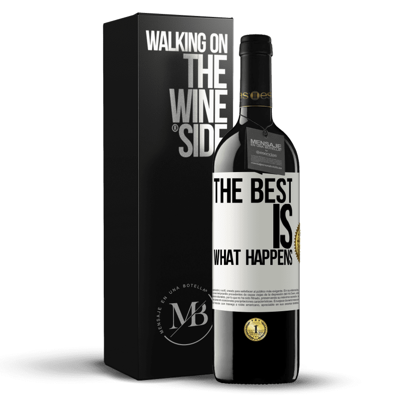 39,95 € Free Shipping | Red Wine RED Edition MBE Reserve The best is what happens White Label. Customizable label Reserve 12 Months Harvest 2015 Tempranillo