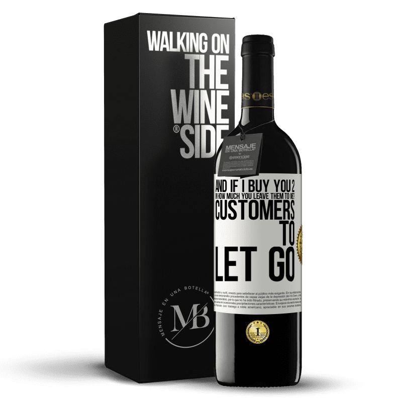 39,95 € Free Shipping | Red Wine RED Edition MBE Reserve and if I buy you 2 in how much you leave them to me? Customers to let go White Label. Customizable label Reserve 12 Months Harvest 2014 Tempranillo