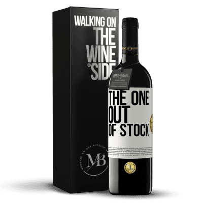 «The one out of stock» Edição RED MBE Reserva