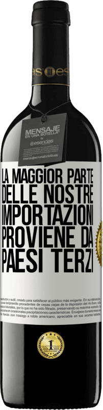 39,95 € Spedizione Gratuita | Vino rosso Edizione RED MBE Riserva La maggior parte delle nostre importazioni proviene da paesi terzi Etichetta Bianca. Etichetta personalizzabile Riserva 12 Mesi Raccogliere 2015 Tempranillo