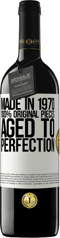 39,95 € | 赤ワイン REDエディション MBE 予約する 1970年製、100％オリジナルピース。Aged to perfection ホワイトラベル. カスタマイズ可能なラベル 予約する 12 月 収穫 2014 Tempranillo