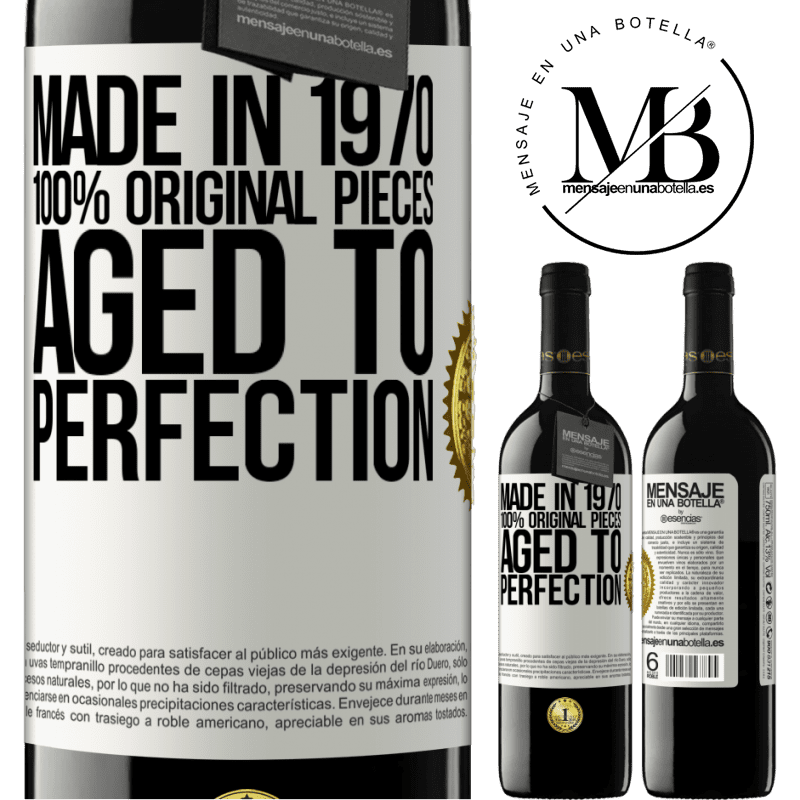 24,95 € Free Shipping | Red Wine RED Edition Crianza 6 Months Made in 1970, 100% original pieces. Aged to perfection White Label. Customizable label Aging in oak barrels 6 Months Harvest 2019 Tempranillo