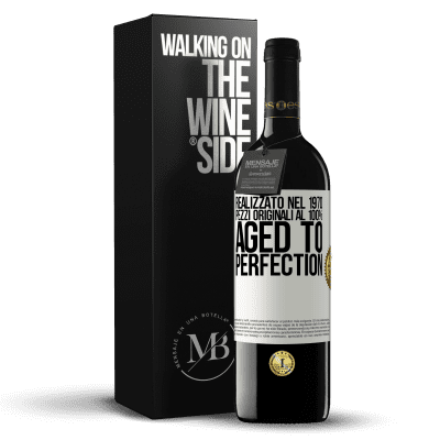 «Realizzato nel 1970, pezzi originali al 100%. Aged to perfection» Edizione RED MBE Riserva