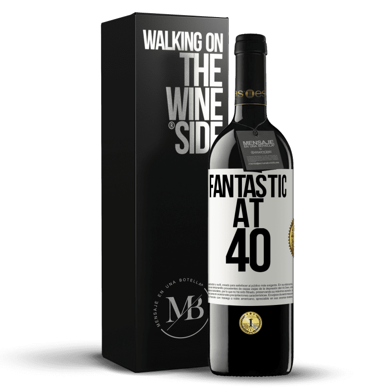 39,95 € Free Shipping | Red Wine RED Edition MBE Reserve Fantastic at 40 White Label. Customizable label Reserve 12 Months Harvest 2014 Tempranillo