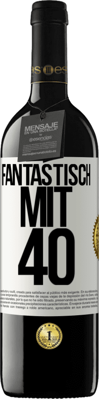 39,95 € | Rotwein RED Ausgabe MBE Reserve Fantastisch mit 40 Weißes Etikett. Anpassbares Etikett Reserve 12 Monate Ernte 2014 Tempranillo