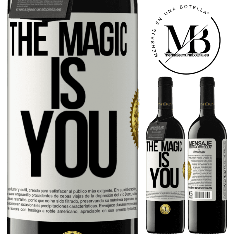 39,95 € Free Shipping | Red Wine RED Edition MBE Reserve The magic is you White Label. Customizable label Reserve 12 Months Harvest 2015 Tempranillo