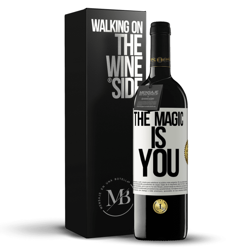 39,95 € Free Shipping | Red Wine RED Edition MBE Reserve The magic is you White Label. Customizable label Reserve 12 Months Harvest 2014 Tempranillo