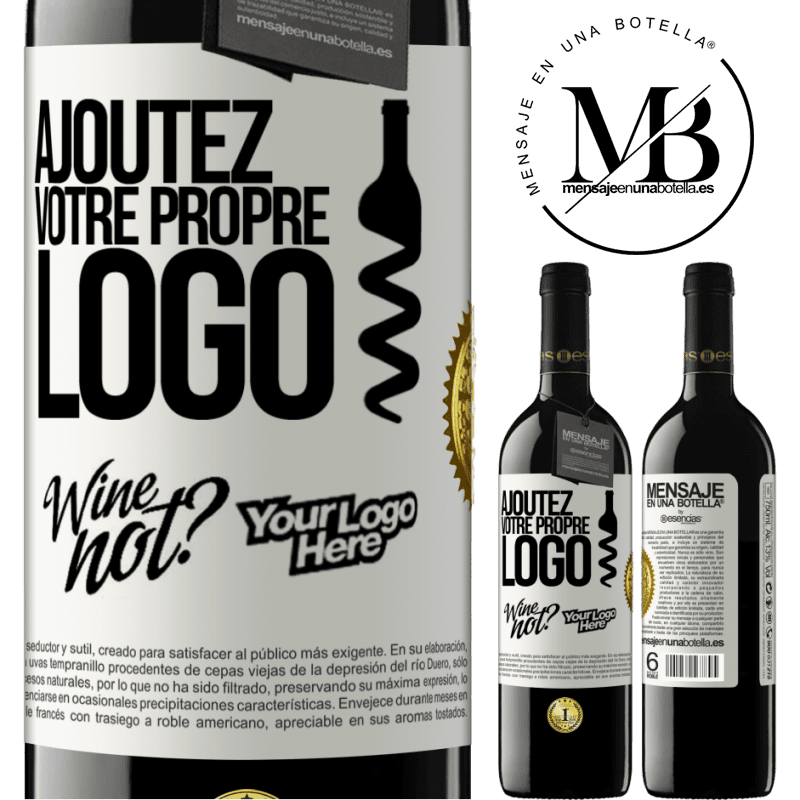 39,95 € Envoi gratuit | Vin rouge Édition RED MBE Réserve Ajoutez votre propre logo Étiquette Blanche. Étiquette personnalisable Réserve 12 Mois Récolte 2015 Tempranillo