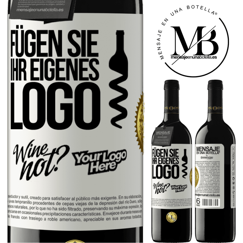 39,95 € Kostenloser Versand | Rotwein RED Ausgabe MBE Reserve Füge dein eigenes Logo hinzu Weißes Etikett. Anpassbares Etikett Reserve 12 Monate Ernte 2016 Tempranillo