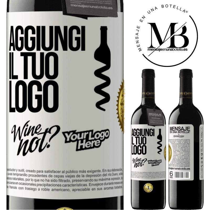 39,95 € Spedizione Gratuita | Vino rosso Edizione RED MBE Riserva Aggiungi il tuo logo Etichetta Bianca. Etichetta personalizzabile Riserva 12 Mesi Raccogliere 2015 Tempranillo