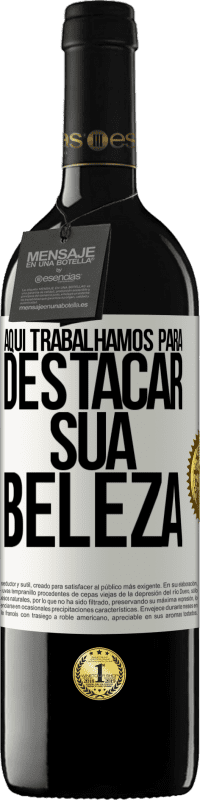 39,95 € Envio grátis | Vinho tinto Edição RED MBE Reserva Aqui trabalhamos para destacar sua beleza Etiqueta Branca. Etiqueta personalizável Reserva 12 Meses Colheita 2016 Tempranillo