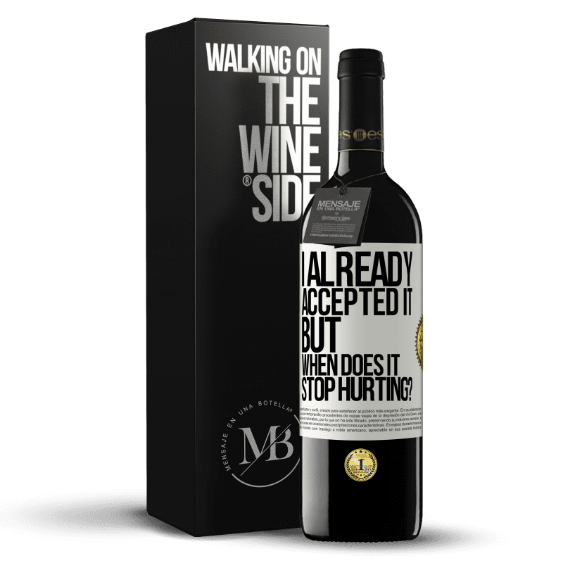 39,95 € Free Shipping | Red Wine RED Edition MBE Reserve I already accepted it, but when does it stop hurting? White Label. Customizable label Reserve 12 Months Harvest 2014 Tempranillo