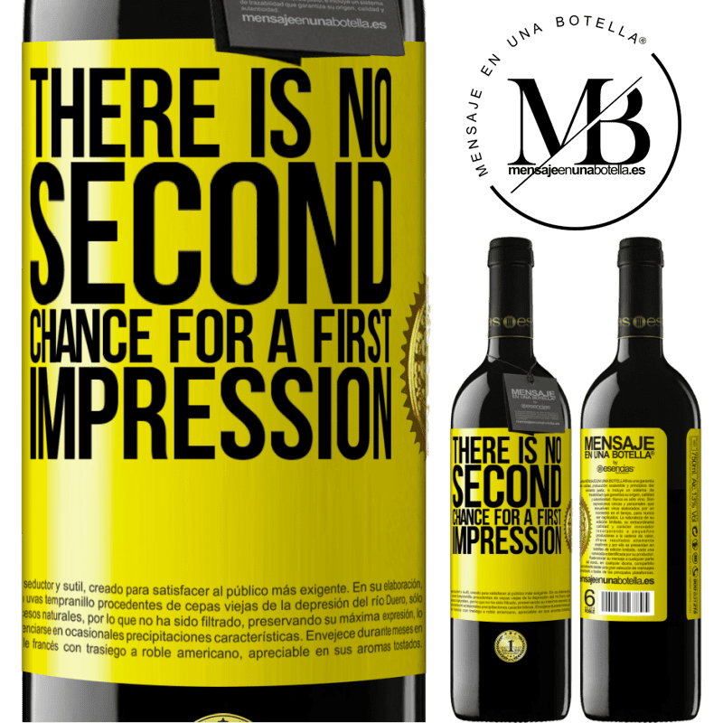 39,95 € Free Shipping | Red Wine RED Edition MBE Reserve There is no second chance for a first impression Yellow Label. Customizable label Reserve 12 Months Harvest 2015 Tempranillo