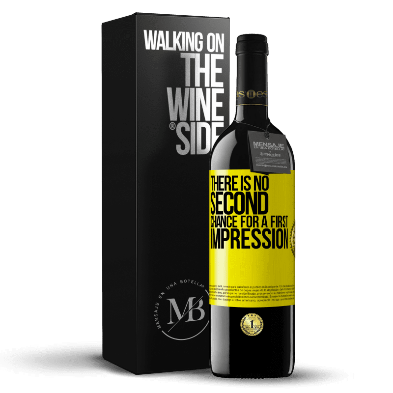 39,95 € Free Shipping | Red Wine RED Edition MBE Reserve There is no second chance for a first impression Yellow Label. Customizable label Reserve 12 Months Harvest 2014 Tempranillo