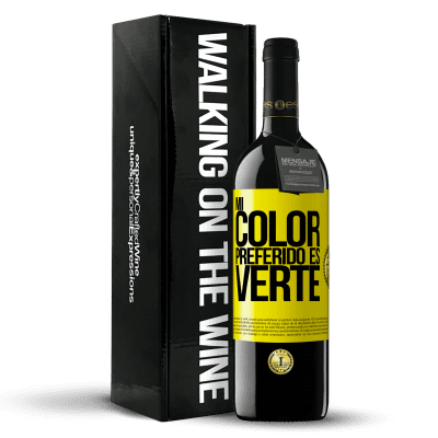 «Mi color preferido es: verte» Edición RED MBE Reserva