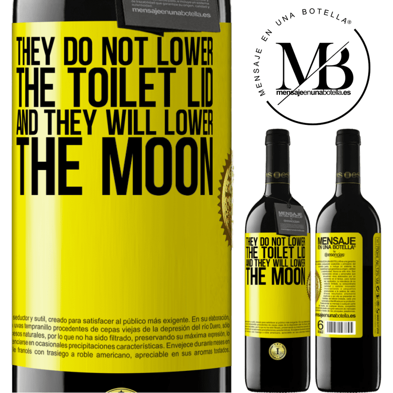 39,95 € Free Shipping | Red Wine RED Edition MBE Reserve They do not lower the toilet lid and they will lower the moon Yellow Label. Customizable label Reserve 12 Months Harvest 2015 Tempranillo