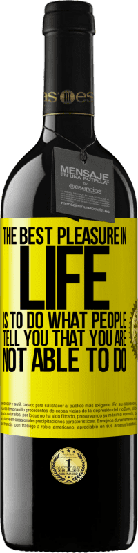 «The best pleasure in life is to do what people tell you that you are not able to do» RED Edition MBE Reserve