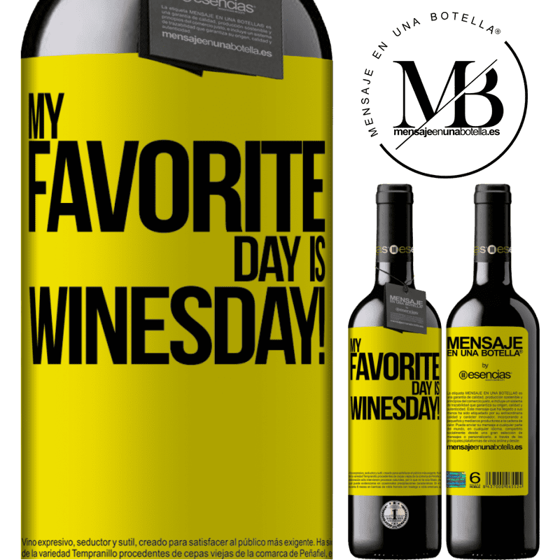 «My favorite day is winesday!» RED版 MBE 预订