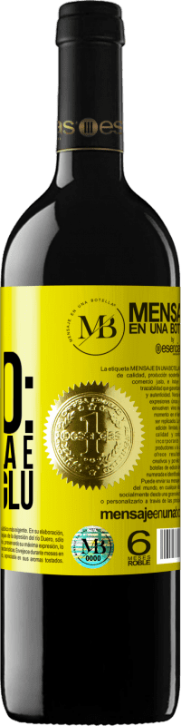 «Ho un piano: Bla Bla Bla e Glu Glu Glu» Edizione RED MBE Riserva