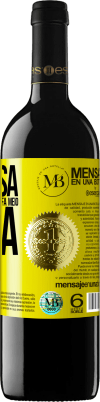 «A nossa sempre será uma garrafa meio cheia» Edição RED MBE Reserva