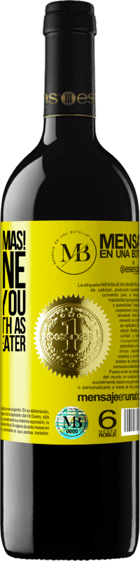 «Merry Christmas! This wine will give you the same warmth as a grandma's sweater» RED Edition MBE Reserve