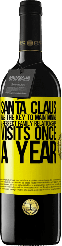 «Santa Claus has the key to maintaining a perfect family relationship: Visits once a year» RED Edition MBE Reserve