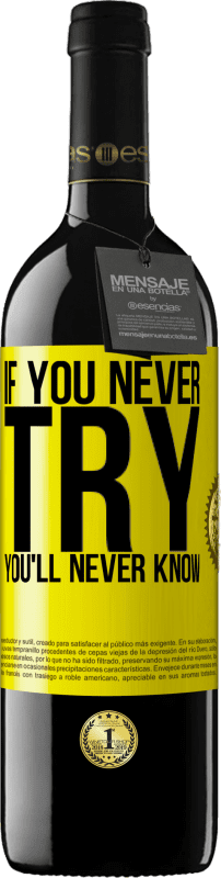39,95 € | Красное вино Издание RED MBE Бронировать Не попробуешь - не узнаешь Желтая этикетка. Настраиваемая этикетка Бронировать 12 Месяцы Урожай 2016 Tempranillo