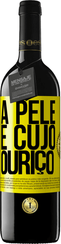 39,95 € | Vinho tinto Edição RED MBE Reserva A pele é cujo ouriço Etiqueta Amarela. Etiqueta personalizável Reserva 12 Meses Colheita 2016 Tempranillo