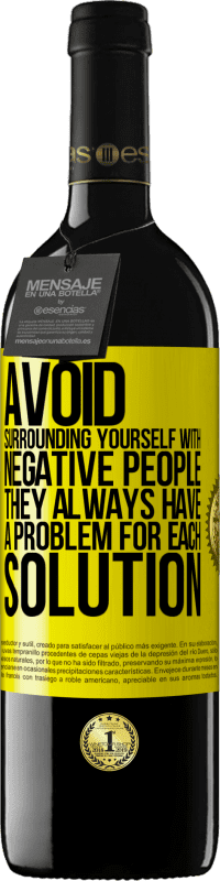 «Avoid surrounding yourself with negative people. They always have a problem for each solution» RED Edition MBE Reserve