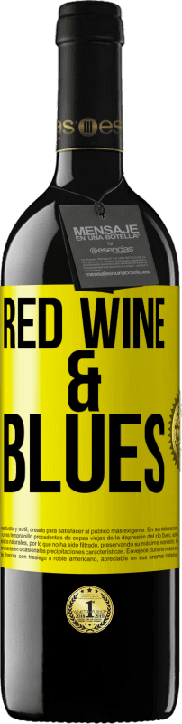 39,95 € | Красное вино Издание RED MBE Бронировать Red wine & Blues Желтая этикетка. Настраиваемая этикетка Бронировать 12 Месяцы Урожай 2016 Tempranillo