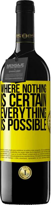 «何も確かでない場合、すべてが可能です» REDエディション MBE 予約する