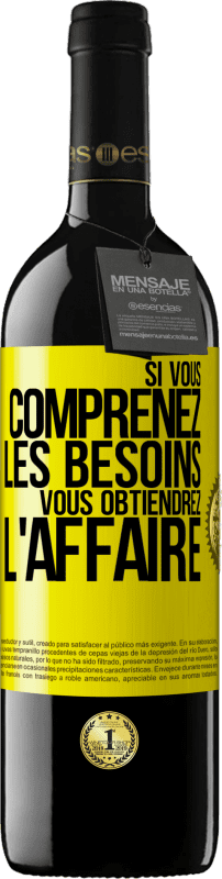 39,95 € | Vin rouge Édition RED MBE Réserve Si vous comprenez les besoins vous obtiendrez l'affaire Étiquette Jaune. Étiquette personnalisable Réserve 12 Mois Récolte 2015 Tempranillo