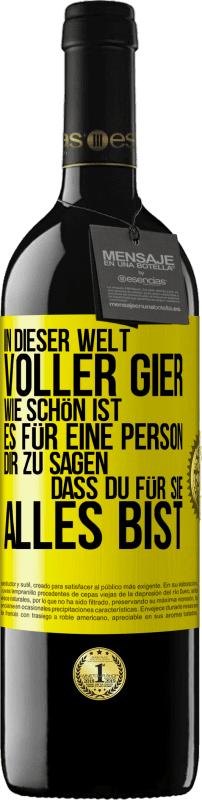 «In dieser Welt voller Gier, wie schön ist es für eine Person dir zu sagen, dass du für sie alles bist» RED Ausgabe MBE Reserve