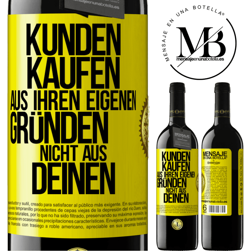 39,95 € Kostenloser Versand | Rotwein RED Ausgabe MBE Reserve Kunden kaufen aus ihren eigenen Gründen, nicht aus Deinen Gelbes Etikett. Anpassbares Etikett Reserve 12 Monate Ernte 2016 Tempranillo