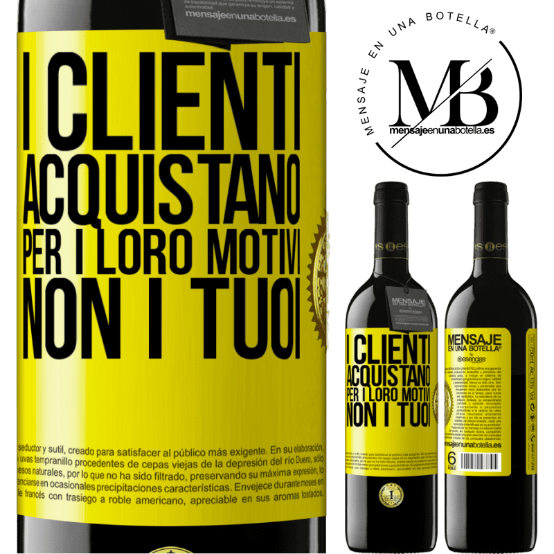 39,95 € Spedizione Gratuita | Vino rosso Edizione RED MBE Riserva I clienti acquistano per i loro motivi, non i tuoi Etichetta Gialla. Etichetta personalizzabile Riserva 12 Mesi Raccogliere 2014 Tempranillo