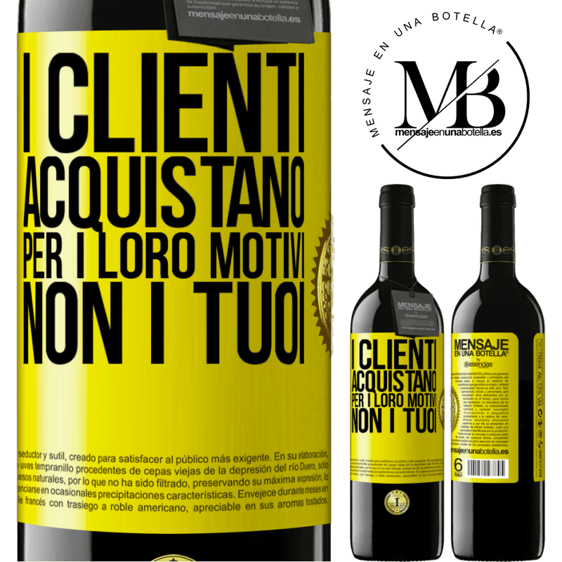 39,95 € Spedizione Gratuita | Vino rosso Edizione RED MBE Riserva I clienti acquistano per i loro motivi, non i tuoi Etichetta Gialla. Etichetta personalizzabile Riserva 12 Mesi Raccogliere 2016 Tempranillo