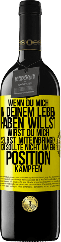 «Wenn du mich in deinem Leben haben willst, wirst du mich selbst miteinbringen. Ich sollte nicht um eine Position kämpfen» RED Ausgabe MBE Reserve