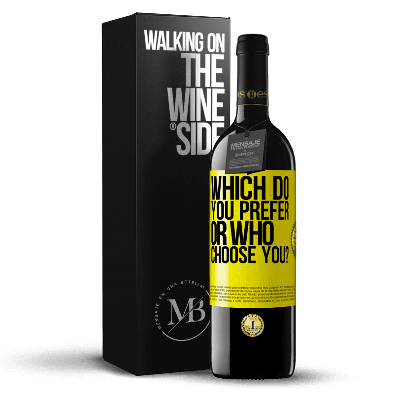 39,95 € Free Shipping | Red Wine RED Edition MBE Reserve which do you prefer, or who choose you? Yellow Label. Customizable label Reserve 12 Months Harvest 2014 Tempranillo