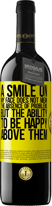 «A smile on my face does not mean the absence of problems, but the ability to be happy above them» RED Edition MBE Reserve