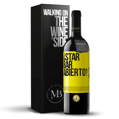 «¿STAR BAR abierto?» RED Ausgabe MBE Reserve