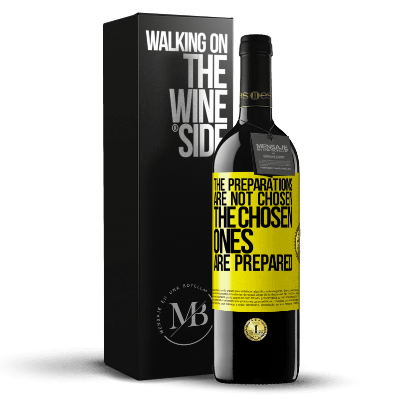 39,95 € Free Shipping | Red Wine RED Edition MBE Reserve The preparations are not chosen, the chosen ones are prepared Yellow Label. Customizable label Reserve 12 Months Harvest 2014 Tempranillo