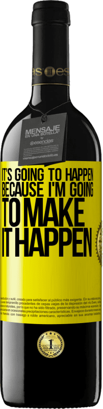 39,95 € | 红酒 RED版 MBE 预订 这会发生,因为我要实现 黄色标签. 可自定义的标签 预订 12 个月 收成 2016 Tempranillo